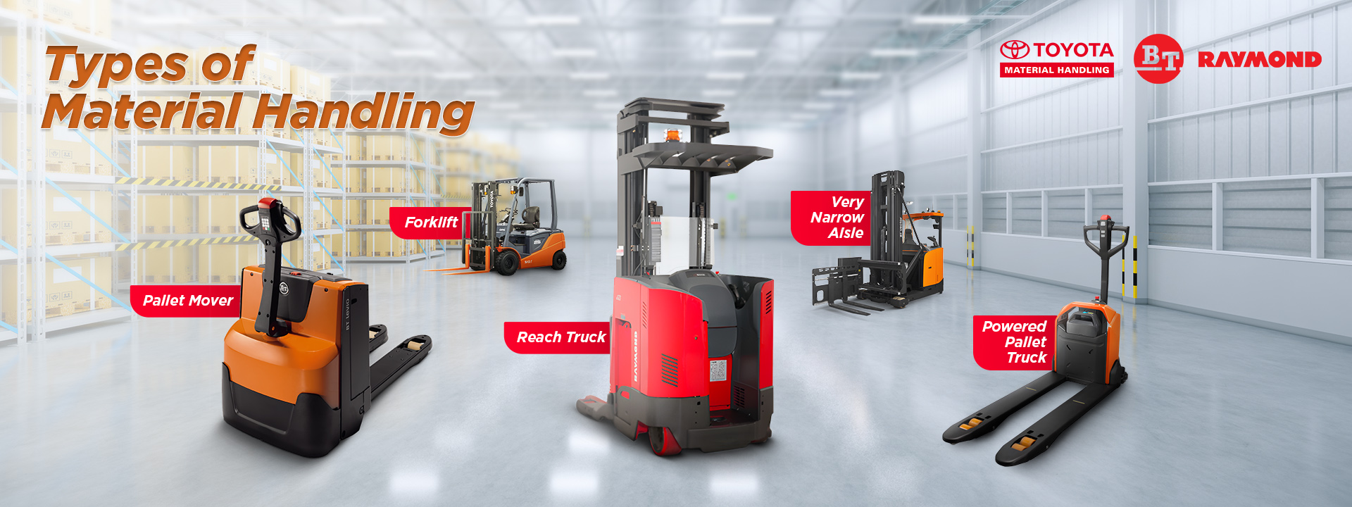 Types of material handling